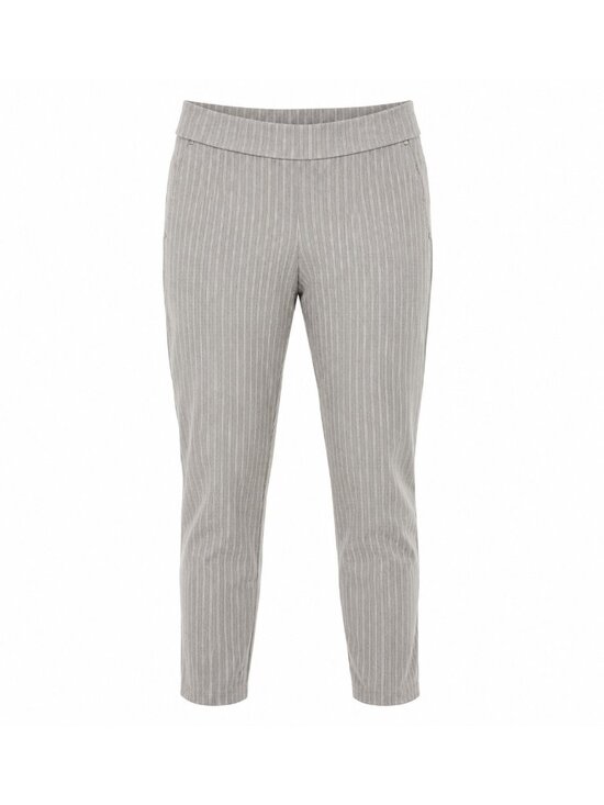 Jones New York Pants - Jones New York Signature Gray Pinstripe Pull On Career Dress Pants Womens Size S